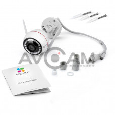 Компактная уличная IP видеокамера с WIFI и записью на MicroSD Ezviz CS-CV310-A0-1C2WFR(4mm)