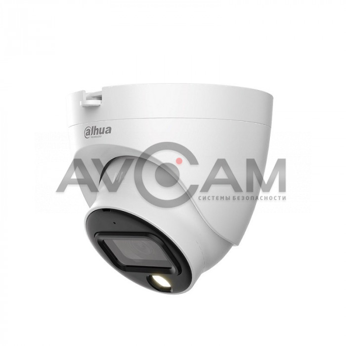 Профессиональная видеокамера мультиформатная купольная Dahua DH-HAC-HDW1239TLQP-LED-0280B