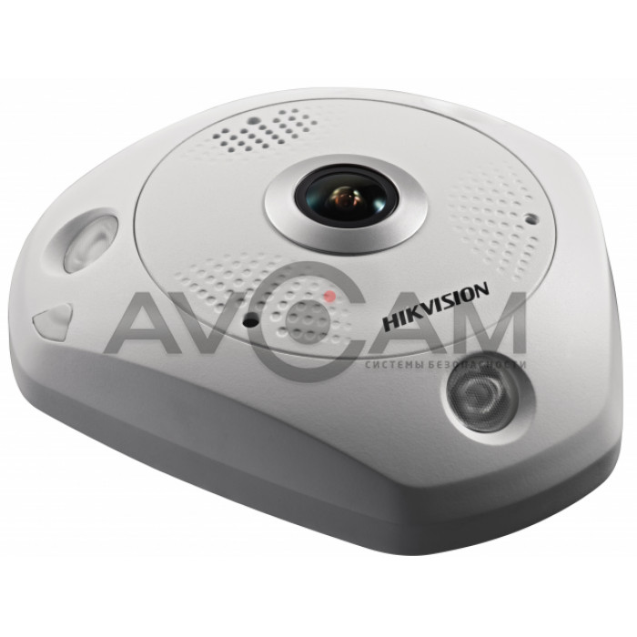 Профессиональная видеокамера IP купольная Hikvision DS-2CD6365G0E-IVS(1.27mm)(B)