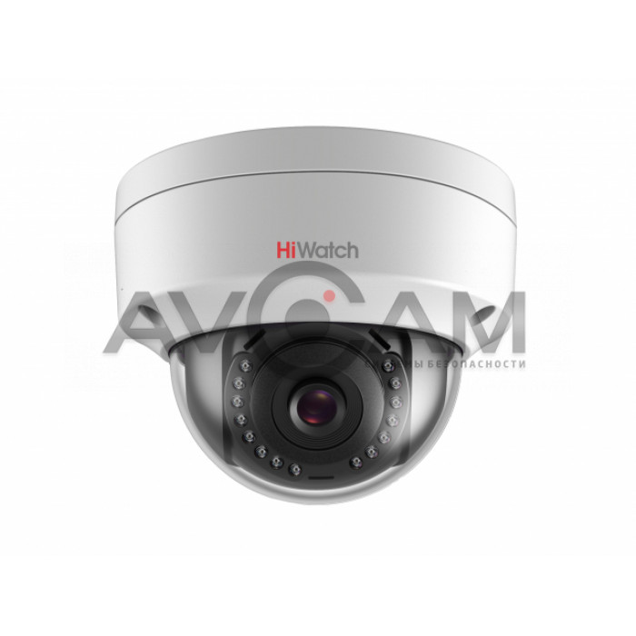 Бюджетная IP-видеокамера купольная HiWatch DS-I202(D) (2.8 mm)