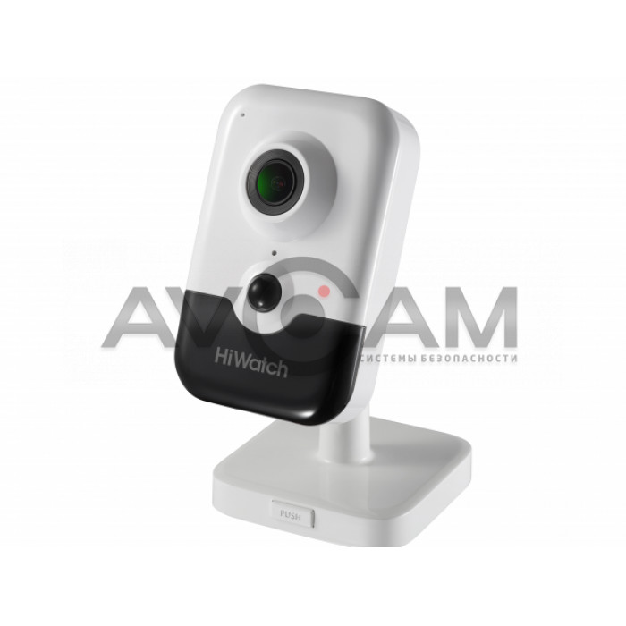 Профессиональная видеокамера IP компактная HiWatch IPC-C042-G0/W (4mm)