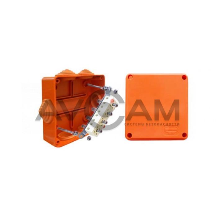 Коробка монтажная огнестойкая без галогена RVI Коробка JBS100 3P (1,5…6 мм²) 100х100х55 (43027HF)