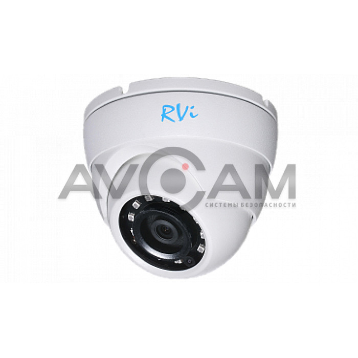 Видеокамера IP купольная RVI RVi-1NCE2060 (3.6) white