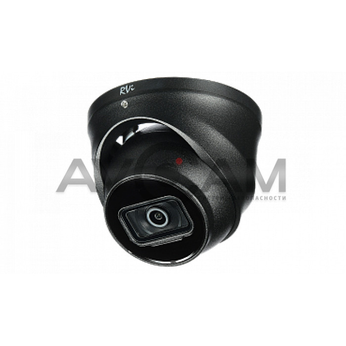 Видеокамера IP купольная RVI RVi-1NCE4143 (2.8-12) black