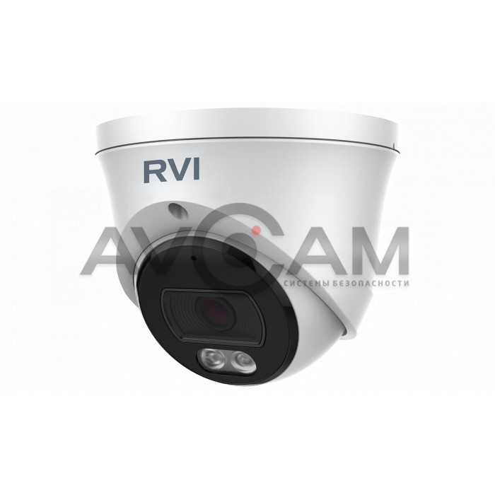 Видеокамера IP купольная RVI RVi-1NCEL2176 (2.8) white