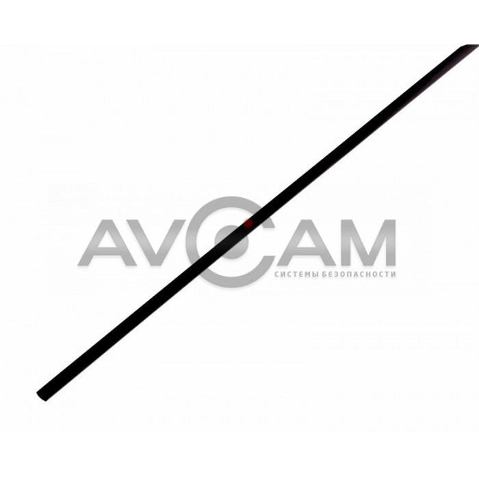 Термоусаживаемая трубка RVI Термоусадочная трубка 5,0/2,5 мм, черная, 1 м (20-5006)