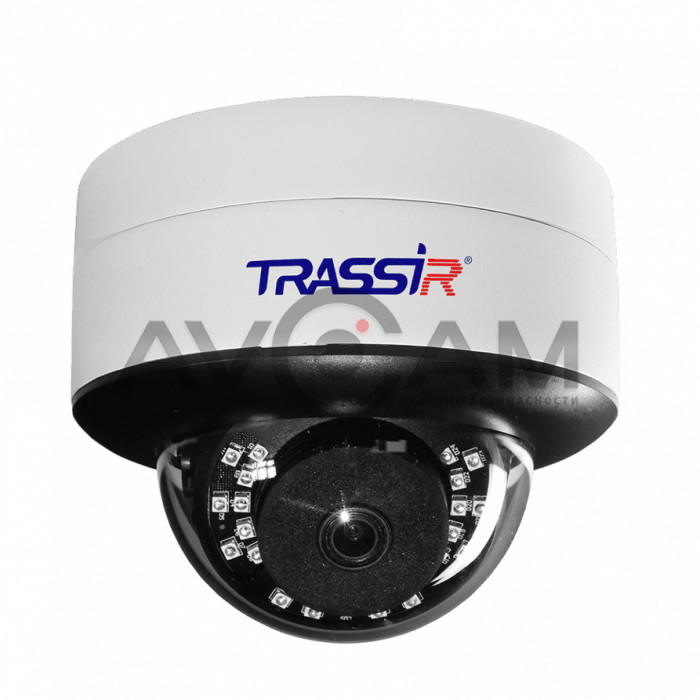 Видеокамера IP купольная Trassir TR-D3121IR2 v6 (B) (2.8)