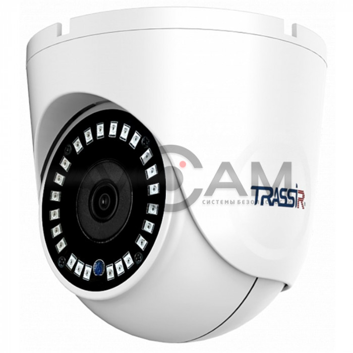 Видеокамера IP купольная Trassir TR-D4221WDIR2 3.6