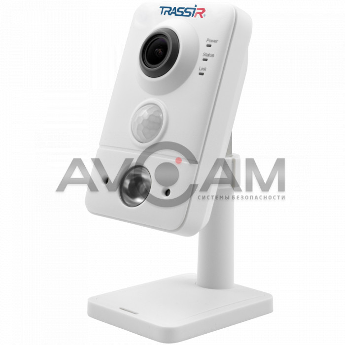 Видеокамера IP компактная Trassir TR-D7121IR1W v2 2.8