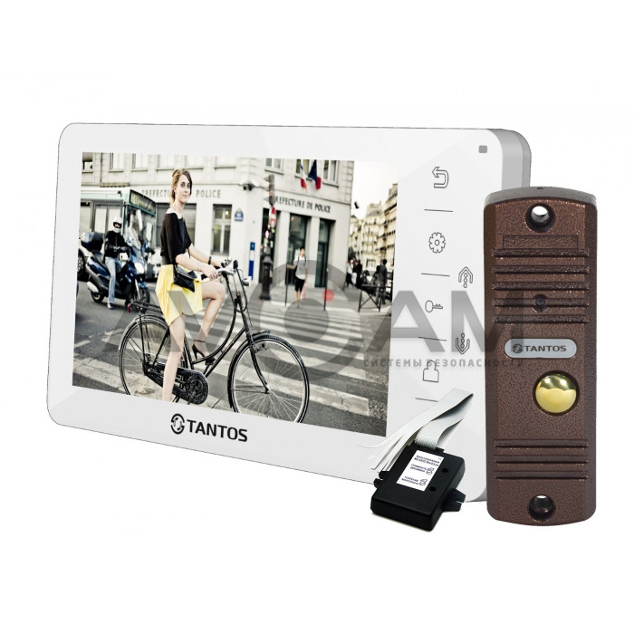 Видеодомофон Tantos Amelie комплект с вызывной панелью Walle - VIZIT