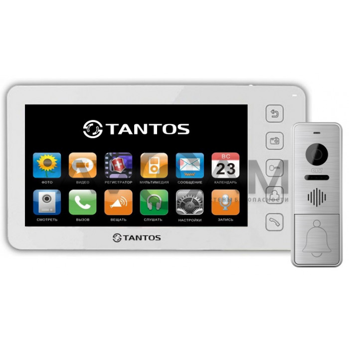 Видеодомофон Tantos Prime комплект с вызывной панелью CTV-D3000